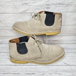 CAMPER Men's Suede Boots Beige Tan Size 11 / EU 44 Ankle Chukka Lace-Up